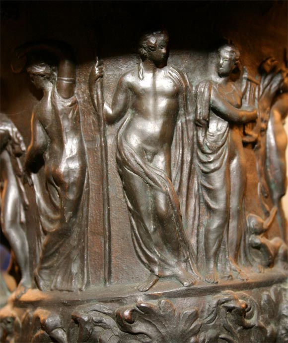 Ottima urna in bronzo Grand Tour del XIX secolo in vendita 3
