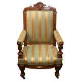 Renessance Revival Gentleman's Arm Chair