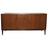 Walnut Milo Baughman Credenza