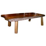 Wood Log Coffee Table/ Large Bench