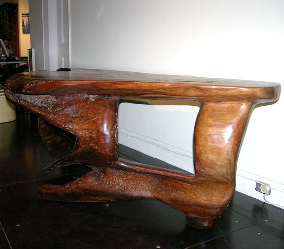 French Unique Monumental Root Table For Sale