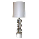 Machine Age Triple Glass Ball Lamp