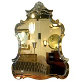 1940's Smoked Venetian Mirror