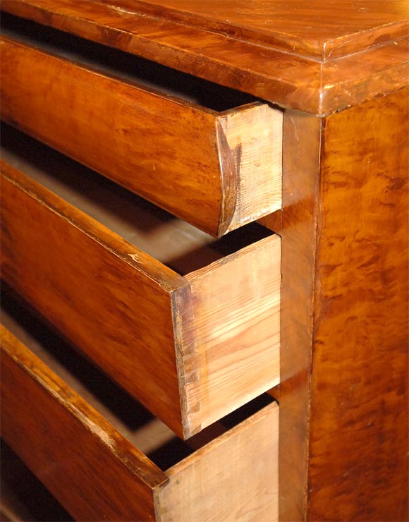Swedish Birch Faux Grain Painted Chest (reference # 3666) 1