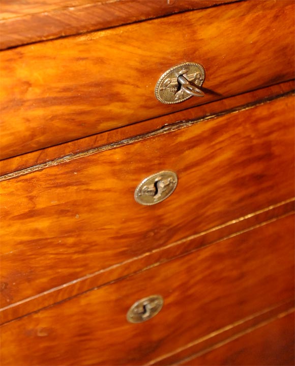 Swedish Birch Faux Grain Painted Chest (reference # 3666) 2