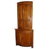 Antique French Encoignure (Corner Cupboard) (Ref # MSPV3)