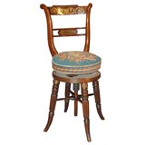 Regency Period Swivel Chair