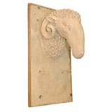A Ram's Head Wall Hanging