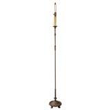 French Brass Floor Lamp