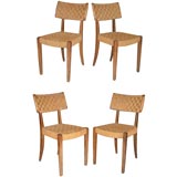 Set of Four French  Side Chairs