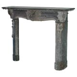 Antique Austrian Slate Fireplace Mantel