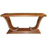 Lime oak console