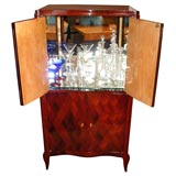 A superb Art Deco cocktail cabinet, att. to Jules Leleu