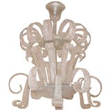 An exceptional grand scaled Murano chandelier.