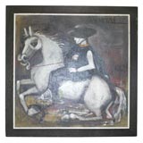 Oil on Canvas of Conquistador Rider