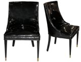 #1442 Pair of Regency style side chairs