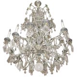 Twelve-light chandelier by Bagues