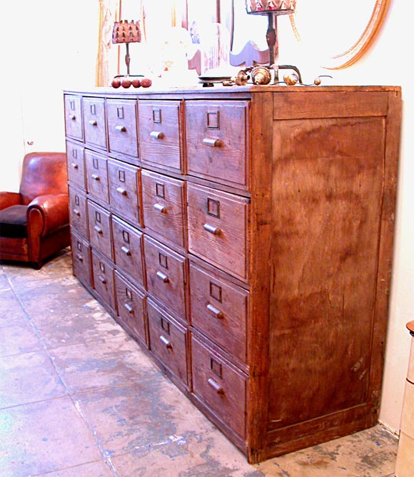 French 50s Filing Cabinet