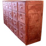 Retro French 50s Filing Cabinet
