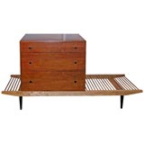 Milo Baughman Cabinet and Bench