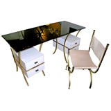 Roger Thibier desk and matching chair