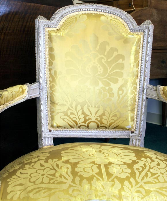 Pair of 18th Century Louis XVI Fauteuils In Good Condition In New Orleans, LA