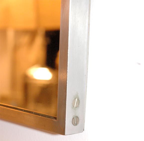 A Wall Mirror with Trumeau Glass Panel by Rene Lalique 4