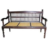 Colonial Rosewood Bench