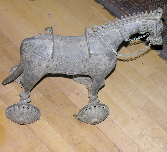 Bronze Temple Toy Horse