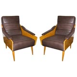 Pair of Chairs Attributed to Rene' Gabriel