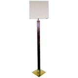 Karl Springer Python Covered Standing Lamp.