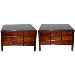 Pair of Japanese Style Low End Tables, American of Martinsville.