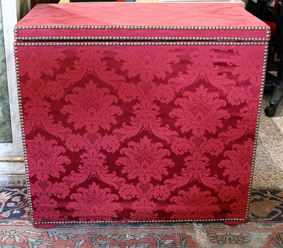* 314 French brocade covered trunk