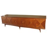 Mahogany/Walnut credenza