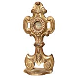 Early Giltwood Reliquary