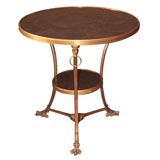 Gilt Bronze Gueridon Table