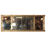 Used Federal Overmantle Mirror