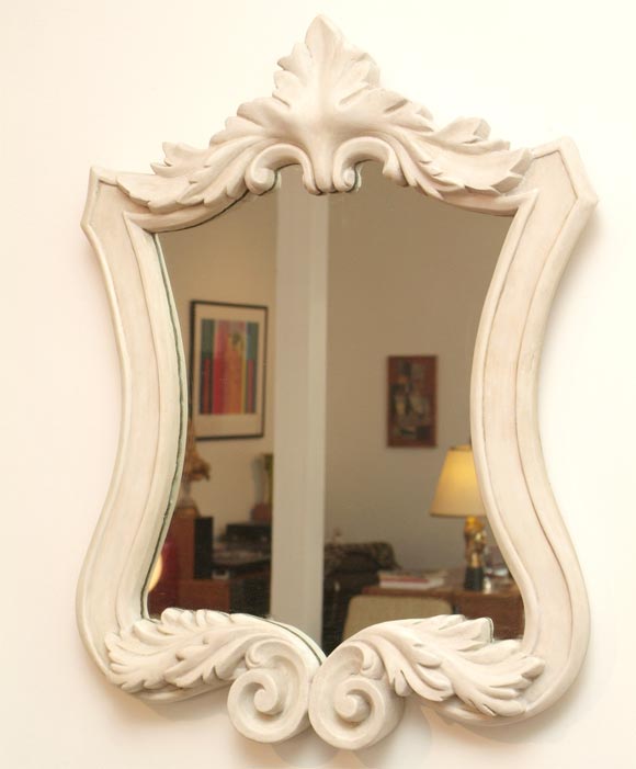 American Chic Plaster Mirror and Console