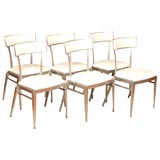 Set of Six Neoclassical Style Dining Chairs