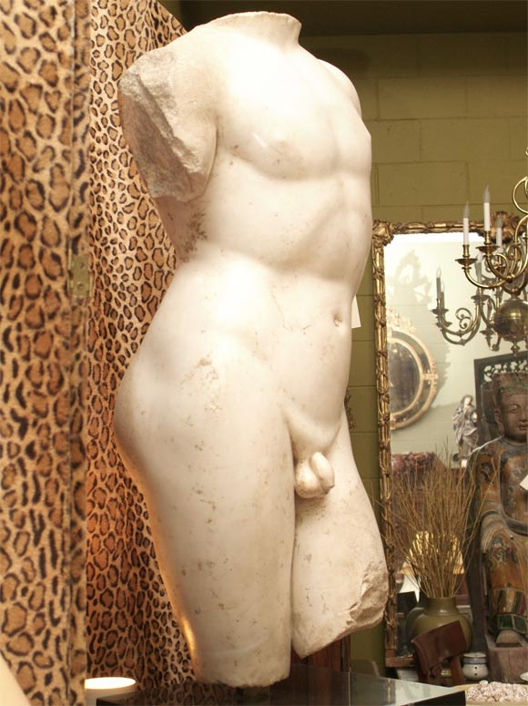 Roman Marble Torso of an Athlete 2
