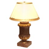Italian Neoclassical Period Faux Porphyry Urn Lamp