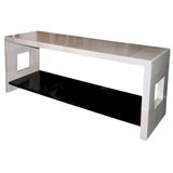 Cork Wrapped Console Table