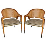 Pair of Lounge Chairs designed by Edward Wormley