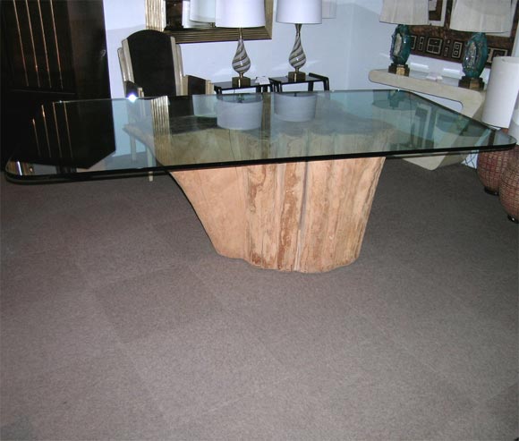tree trunk dining table uk