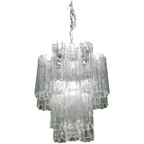 Chandelier with Suspended Glass Tubes