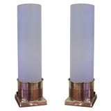 Pair of Machine Age Uplights