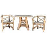 German Wooden Table and Chairs