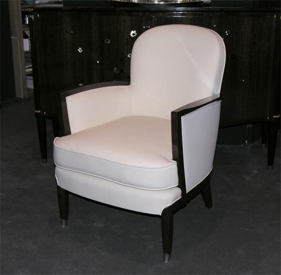 Rosewood Armchair by Jules Leleu