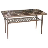 Wrought Iron Art Deco Table