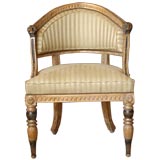 Antique Swedish Neo ClassicalTub Chair